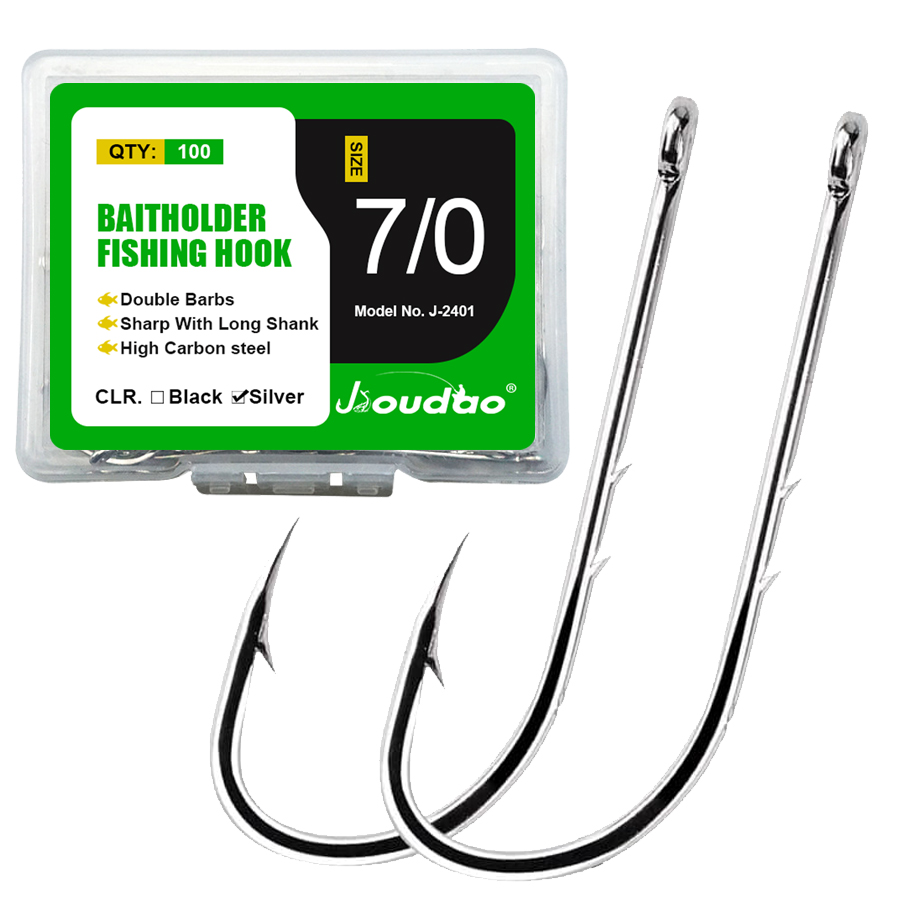 Fishing Hooks 100Pcs Baitholde - Fishing Hook Offset review and price
