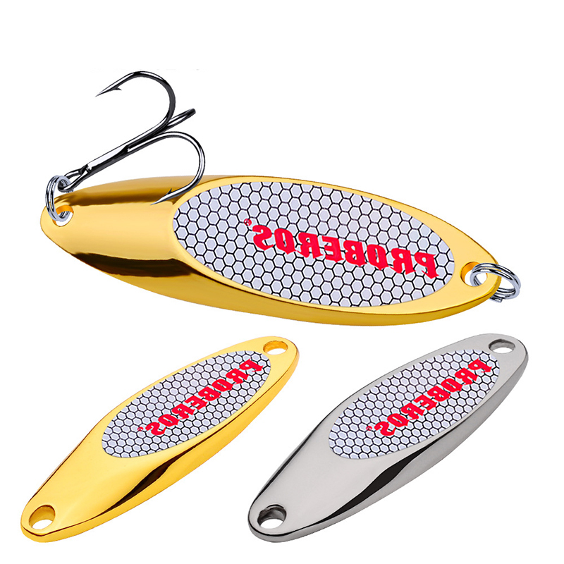 Metal Spoon Fishing Lure 3g-60 - Fishing Hook Treble review and price